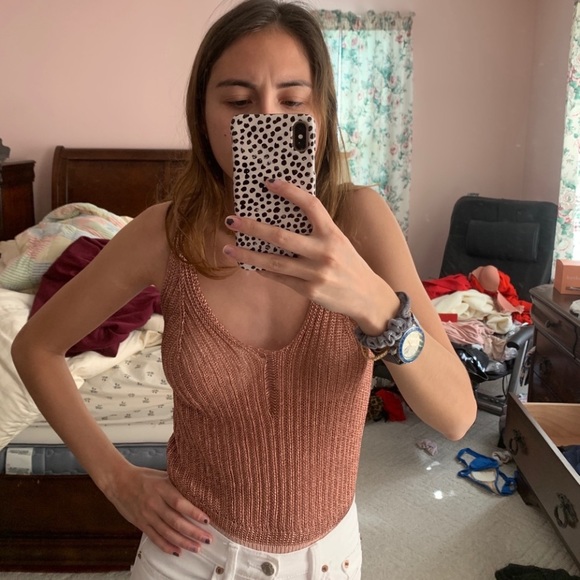 Free People Gold Coast shimmery bodysuit XS NWOT - Picture 11 of 11